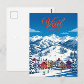 Vail Mountain Resort USA Postkarte (Vorne/Hinten)