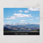 Vail Mountains Colorado Postcard Postkarte (Vorderseite)