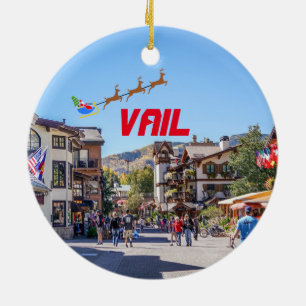 Vail Panorama Weihnachtsdekoration Keramik Ornament