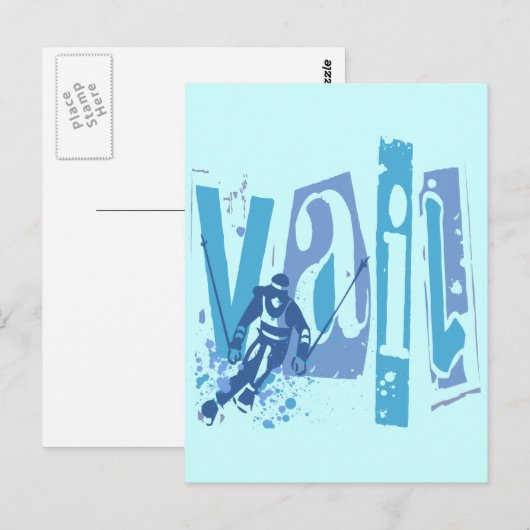 VAIL POSTKARTE (Vorne/Hinten)