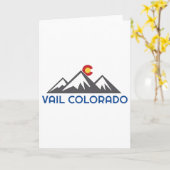 Vail, Rocky Mountain Colorado  Karte (Gelbe Blume)