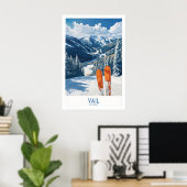 Vail Ski Druck - Colorado 1 Poster (Heimbüro)