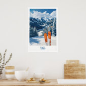 Vail Ski Druck - Colorado 1 Poster (Küche)