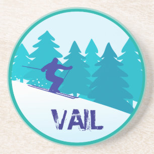 Vail Ski Getränkeuntersetzer