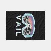 Vail Ski Snowboard Design_vail, Co-Goggles Skifahr Fleecedecke (Vorderseite (Horizontal))