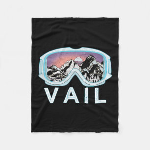 Vail Ski Snowboard Design_vail, Co-Goggles Skifahr Fleecedecke