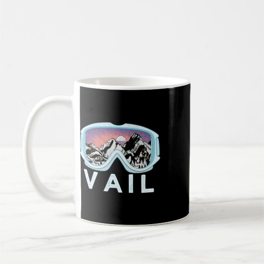 Vail Ski Snowboard Designvail Kaffeetasse (Links)