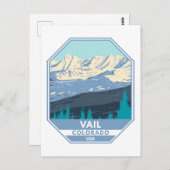 Vail Skigebiet Winter Colorado Postkarte (Vorne/Hinten)