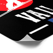 Vail Usa Ski Resort Rocky Mountains Amerikanisches Poster (Ecke)