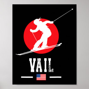 Vail Usa Ski Resort Rocky Mountains Amerikanisches Poster