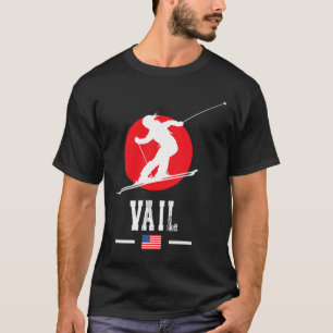 Vail Usa Ski Resort Rocky Mountains Amerikanisches T-Shirt
