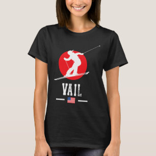 Vail Usa Ski Resort Rocky Mountains Amerikanisches T-Shirt