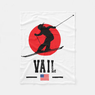 Vail Usa Skigebiet Rocky Mountains Amerikanisches  Fleecedecke