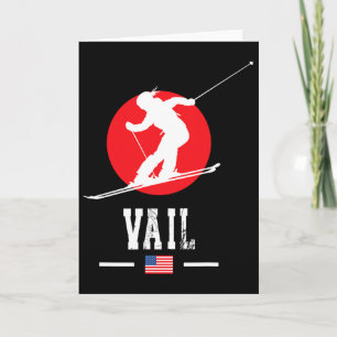 Vail Usa Skigebiet Rocky Mountains Amerikanisches Karte