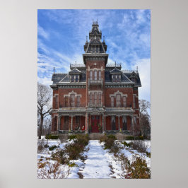 Vaile Mansion, Independence Missouri zu Weihnachte Poster