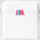 Vaina 1,5 in quadratischer Aufkleber (Tasche)