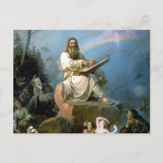 Vainamoinen & Kantele Kalevala Mythologie Postkarte