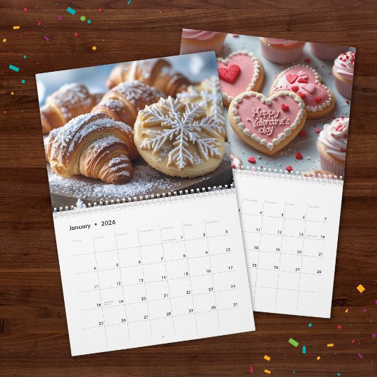 Vainilla Frosting Drip - 2026 Sweet Bakery  Kalender