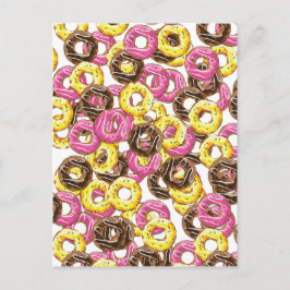 Vairied Doughnut Postkarte
