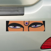 Vaishnava Tiger mustert Autoaufkleber (Auf Auto)