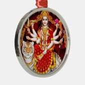 VAISHNO DEVI HINDU-GÖTTIN ORNAMENT AUS METALL (Rechts)