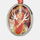 VAISHNO DEVI HINDU-GÖTTIN ORNAMENT AUS METALL (Links)