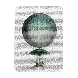 Vaisseau Volant Heißluft-Ballon Magnet