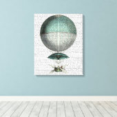 Vaisseau Volant Hot Air Ballon Leinwanddruck (Insitu (Holzboden))