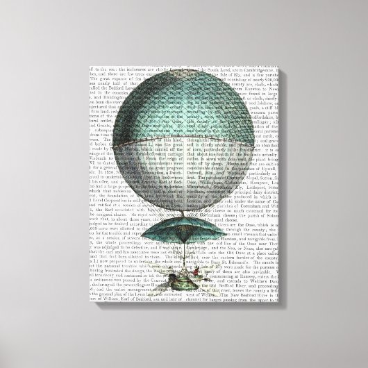 Vaisseau Volant Hot Air Ballon Leinwanddruck (Vorderseite)