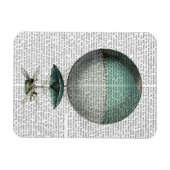 Vaisseau Volant Hot Air Ballon Magnet (Horizontal)