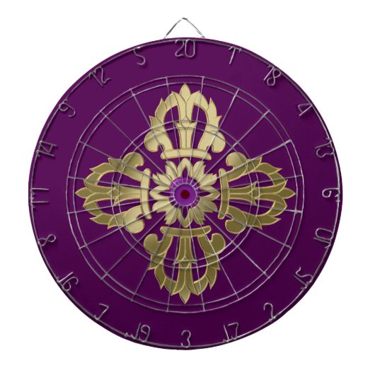 Vajra-Symbol Dartscheibe (vorne)