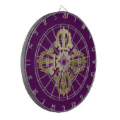 Vajra-Symbol Dartscheibe (Vorderseite Links)