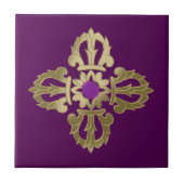 Vajra-Symbol Fliese (Vorderseite)