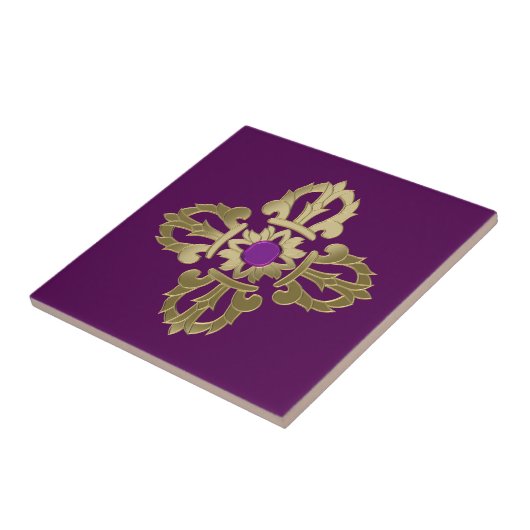 Vajra-Symbol Fliese (Seite)