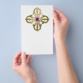 Vajra-Symbol Flyer (Handgriff)