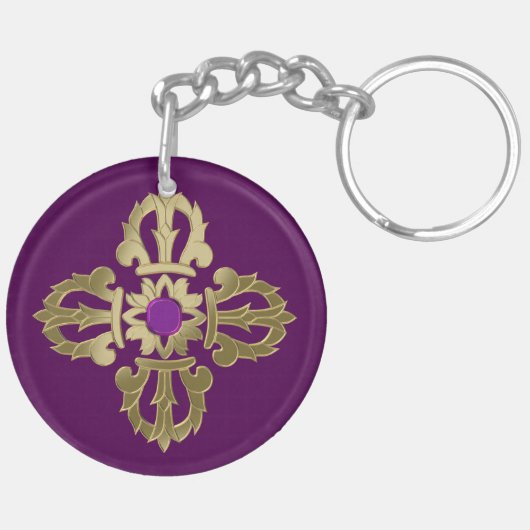 Vajra-Symbol Schlüsselanhänger (Rückseite komplett)