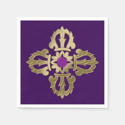 Vajra-Symbol Serviette (Vorderseite)