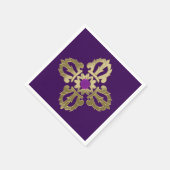 Vajra-Symbol Serviette (Ecke)