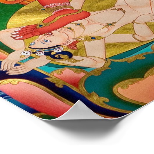 Vajra Yogini Meditation Poster (Ecke)