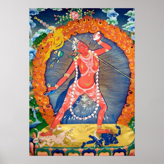 Vajra Yogini Meditation Poster (Vorne)