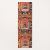 Vajradhatu Mandala Thangka mit Monogramm Yogamatte (Vorderseite)