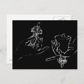 Vajrasattva Mudra Postcard Postkarte (Vorne/Hinten)