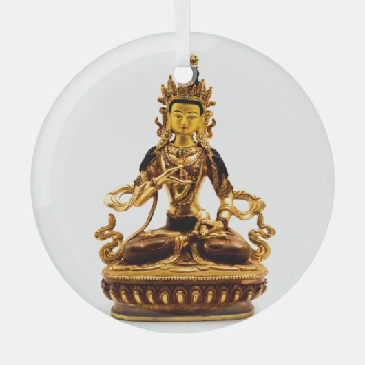 Vajrasattva Ornament Aus Glas (Vorderseite)