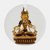 Vajrasattva Ornament Aus Glas (Rückseite)