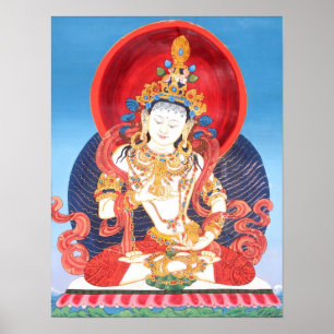 Vajrasattva Plakat - stilisiert
