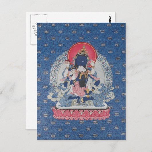 Vajrasattva Postcard Postkarte (Vorne/Hinten)