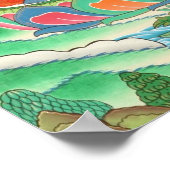 Vajrasattva Thangka Poster (Ecke)