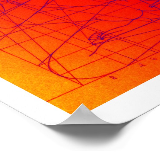 Vajrasattva und Consort Sketch Poster (Ecke)