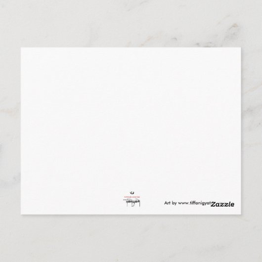 Vajrasatva Postkarte (Rückseite)