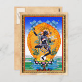 Vajravarahi Cooler Tibeter Nairatmya Postkarte (Vorne/Hinten)